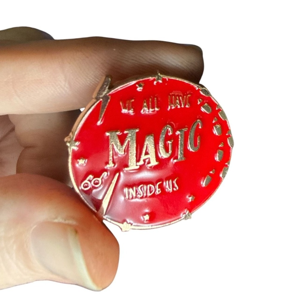 Harry Potter Themed 'We All Have Magic Inside Us' Enamel Lapel Pin